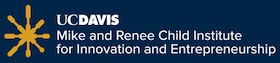 Logo for UC Davis Mike and Renee Child Institute for Innovation and Entrepreneurship.